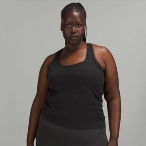 Lululemon swiftly race length tank size 8 black
